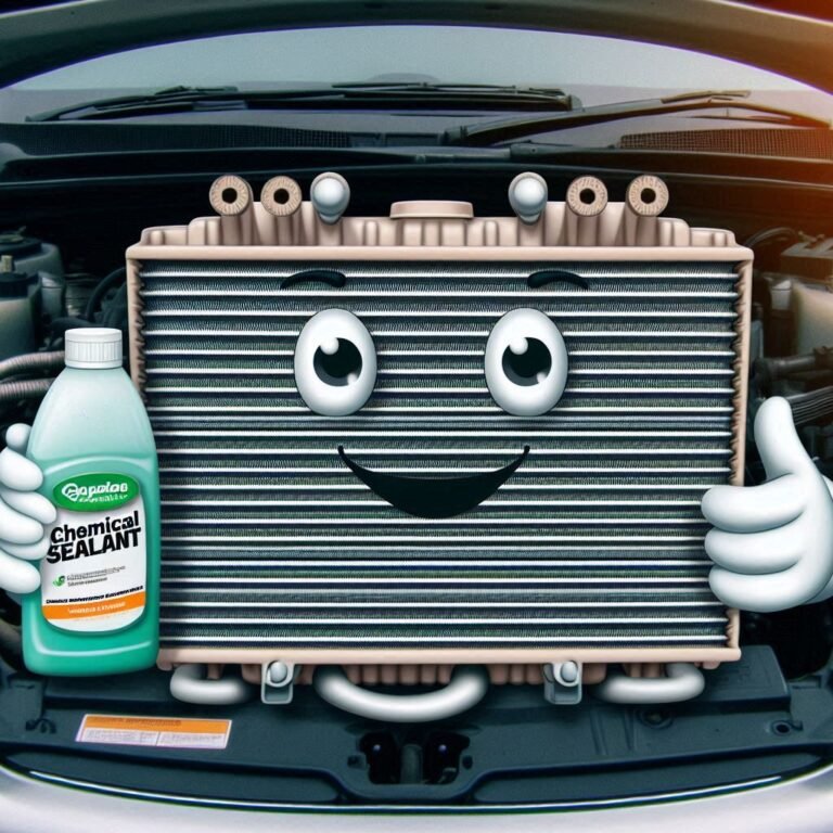 Happy radiator with chemical sealant(2)