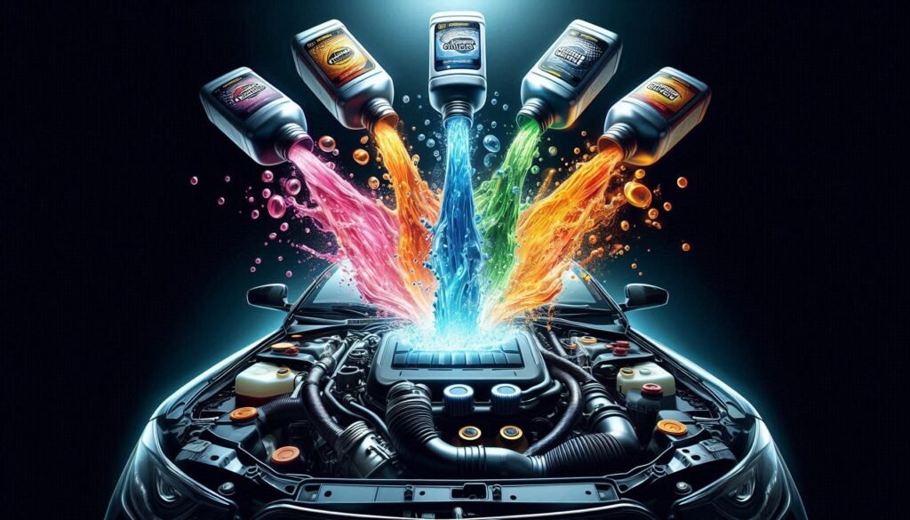 Perfect car engine uses chemical additives المواد الكيميائية المضافة للوقود