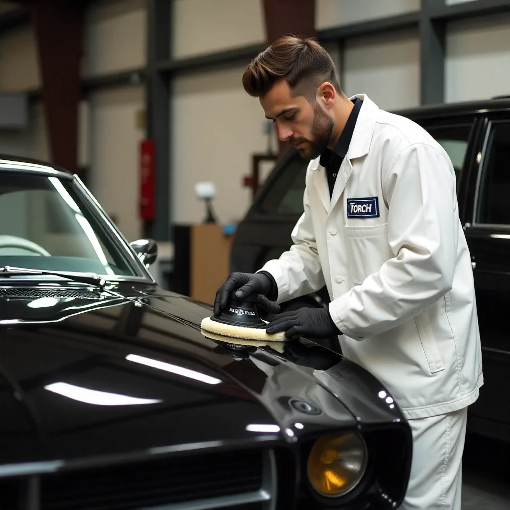 Car detailing expert return back old car to as-new look